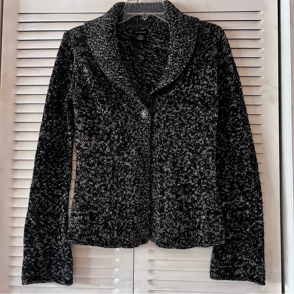 Calvin Klein Cardigan Knit Sweater